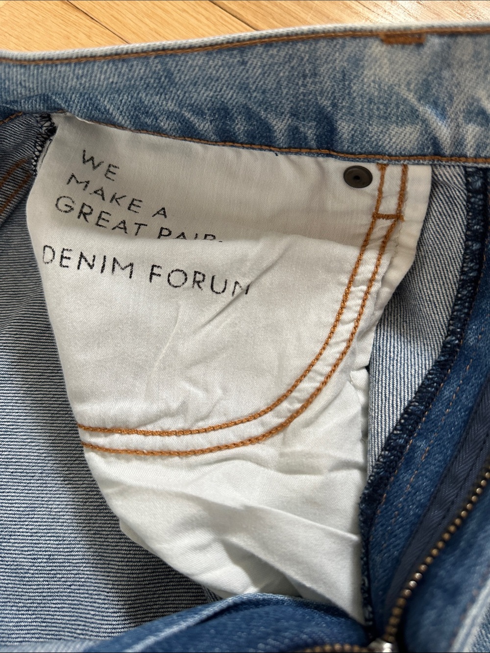 Denim Forum Twiggy High Rise Flare Jean 28 x 28 - Picture 10 of 13